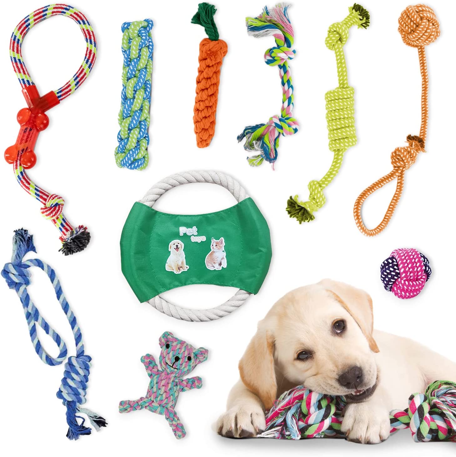 KEPLIN Hundespielzeug – 10er Set